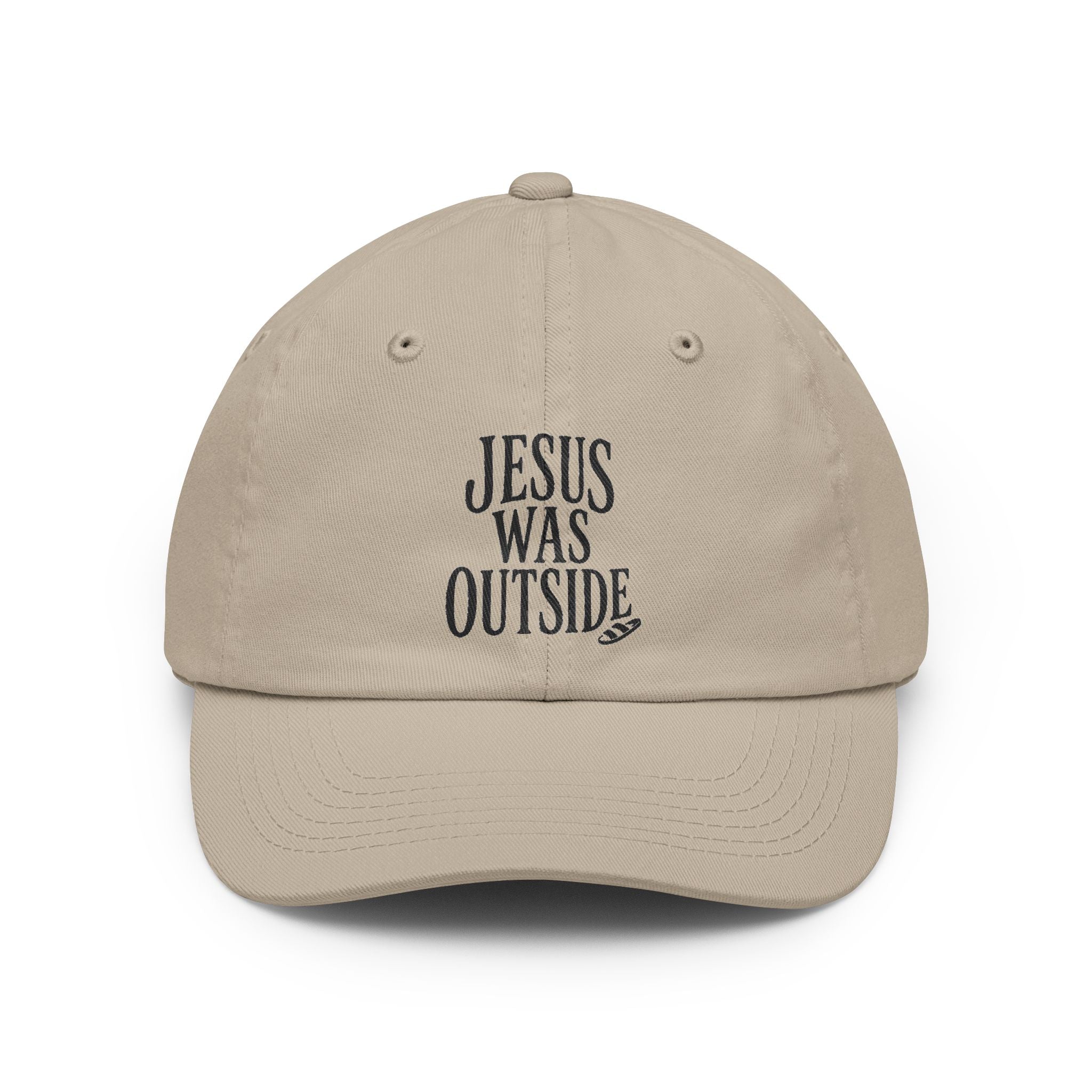 JESUS WAS OUTSIDE Hat Stone