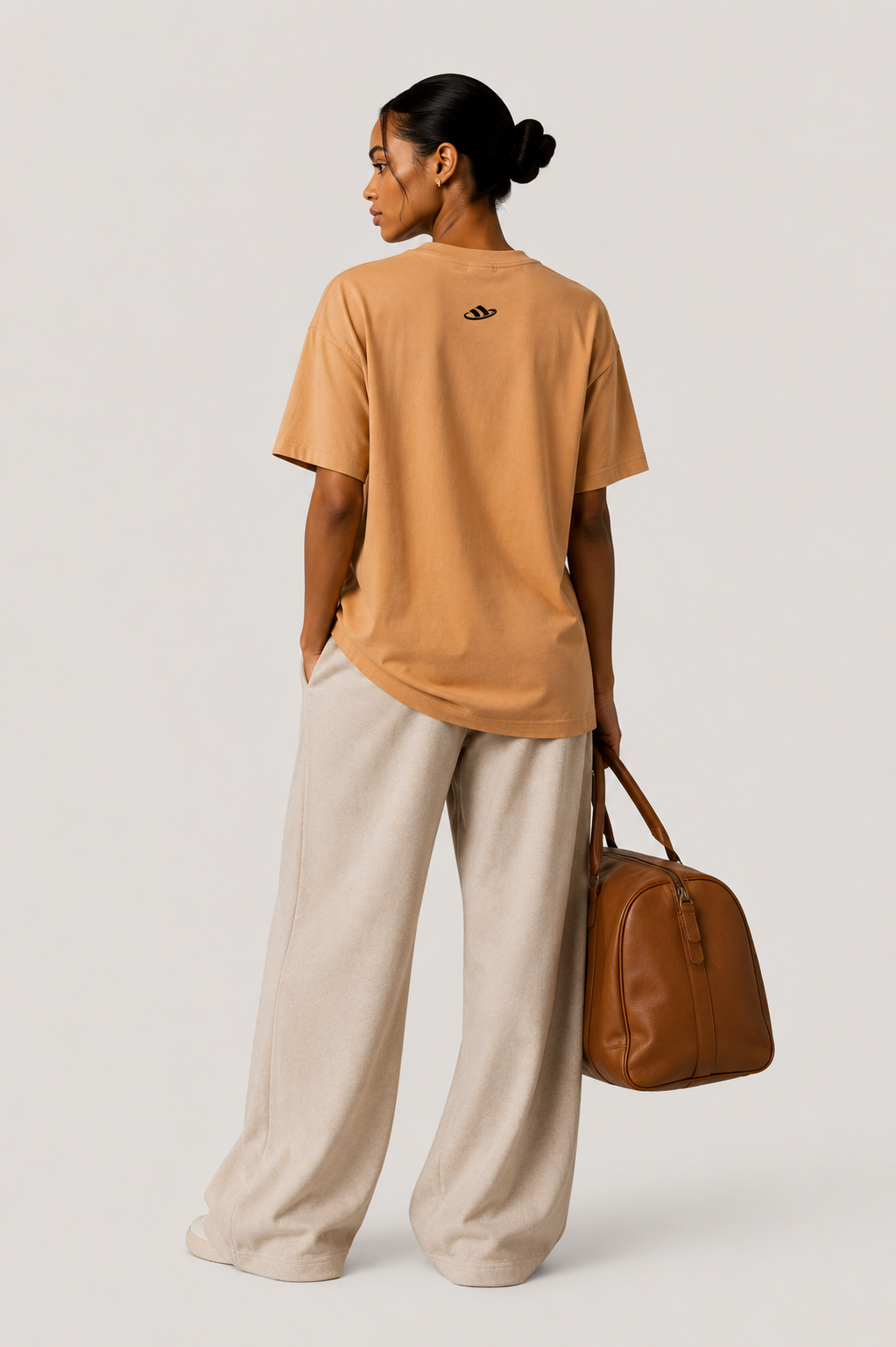 JESUS WAS OUTSIDE Tee Khaki