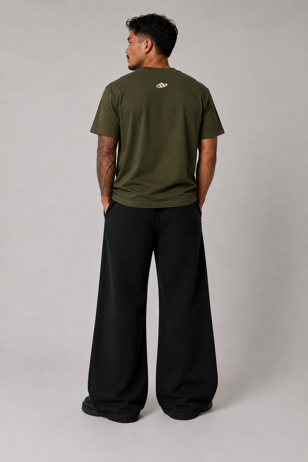 JESUS WAS OUTSIDE Tee Olive